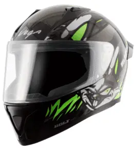 VEGA Bolt Bunny Black Green Helmet