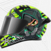 VEGA Bolt Ninja Neon Yellow Gloss Helmet
